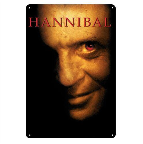 

Hannibal anthony hopkins Movie Metal Poster Tin Sign 20x30cm Plaque aluminum 20x30cm