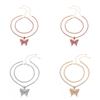 Accessories, Simple Claw Chain Diamond Chain Necklace Women, Retro Hip-Hop Diamond-Encrusted Butterfly Necklace
