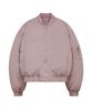 Ironyporno Whiteline 86-Iro300 Padded Ma-1 Oversized Short Padded Jacket Deep Pink