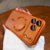 Transparent Plating Magnetic For Magsafe Phone Case For iPhone 17 Air 15 16 17 Pro Max Full Lens Protector Shockproof Hard Cover