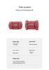 Hongqi Headrest and Lumbar Cushion for Neck and Back Support - H5 H6 H9 HS3 HS5 HS7 LS7 Models, Red