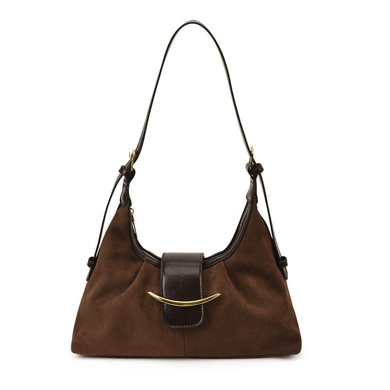 Fashion Underarm Bag Women's 2025 New Korean Version Niche Design Shoulder Bag Retro Work Commuter Bag Tide