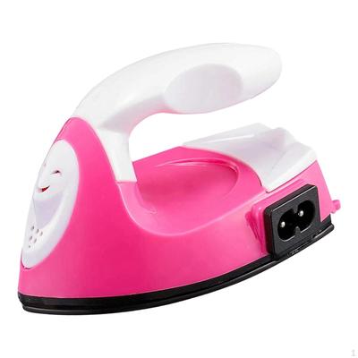Portable Electric Iron Premium for Clothes DIY Art and Craft Multifunctional Rose Red