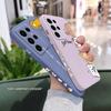 Cat Litter Phone Case For Samsung Galaxy S25 S24 S23 S22 S21 S20 Ultra Plus FE S10 Note 20 ultra 10 9 Plus Cover