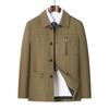 Men's Dad Jacket Spring and Autumn Business Casual Lapel Jacket Jacket Windproof