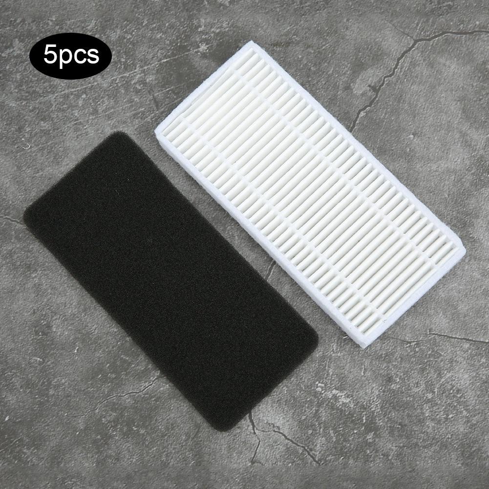 5pcs Filter Replacement Parts Fit for Deebot N79 N79S Robotic Vacuum Cleaner Accessories