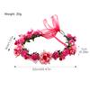 Coroa de Flores de Fada Para Mulheres Faixa de Cabelo de Flor Artificial Guirlanda Faixa de Cabeça Floral Meninas Acessórios de Cabelo para Fotografia ao Ar Livre na Praia