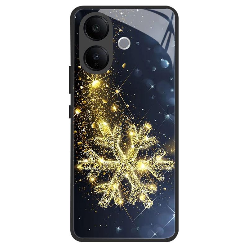 

Tempered Glass Phone Case For Vivo V50 Lite VivoV50 VIVOV60 V40 V30 Lite Pro Shockproof Cover Christmas Painted Fundas Coque vivo V30 Pro