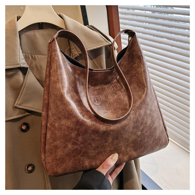 Vintage Pattern Letter Large Capacity Women Tote Bag For Fashion Enthusiasts