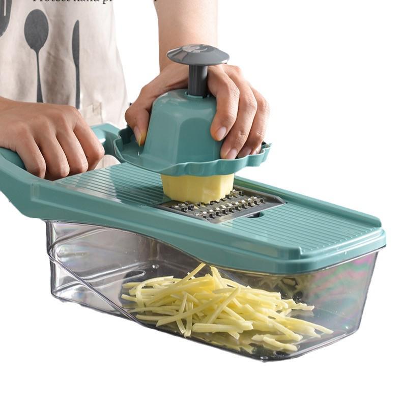 Multifunctional Kitchen Tool Set: Grater, Egg Separator, Vegetable Dicer & Slicer