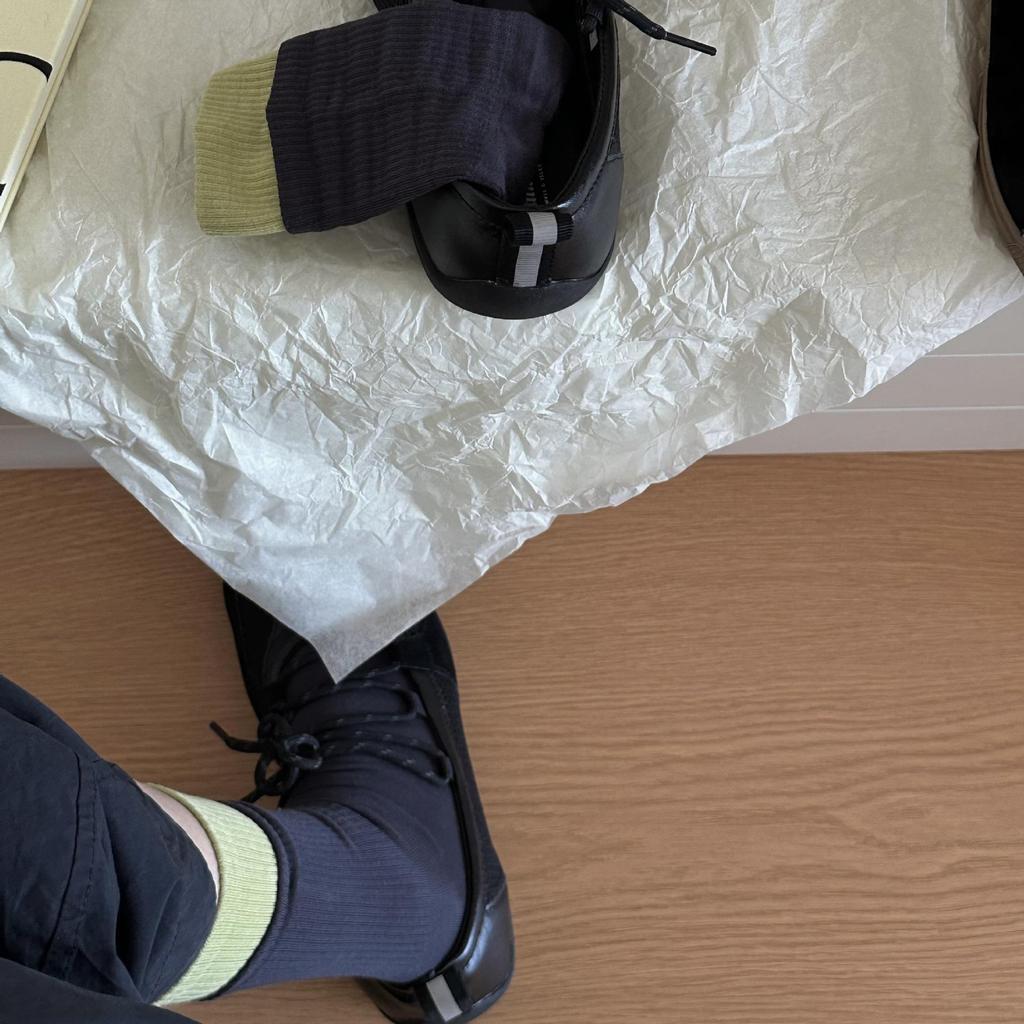 Essential Contrast Color Ribbed Cotton Mid-Calf Socks - Four-Season Japanese Style for Women
