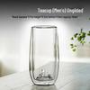 Mountain View Double-Layer Glass Cup with Lid