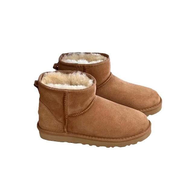 Men's 2024 Mulberry Sheepskin Fur Casual Winter Boots