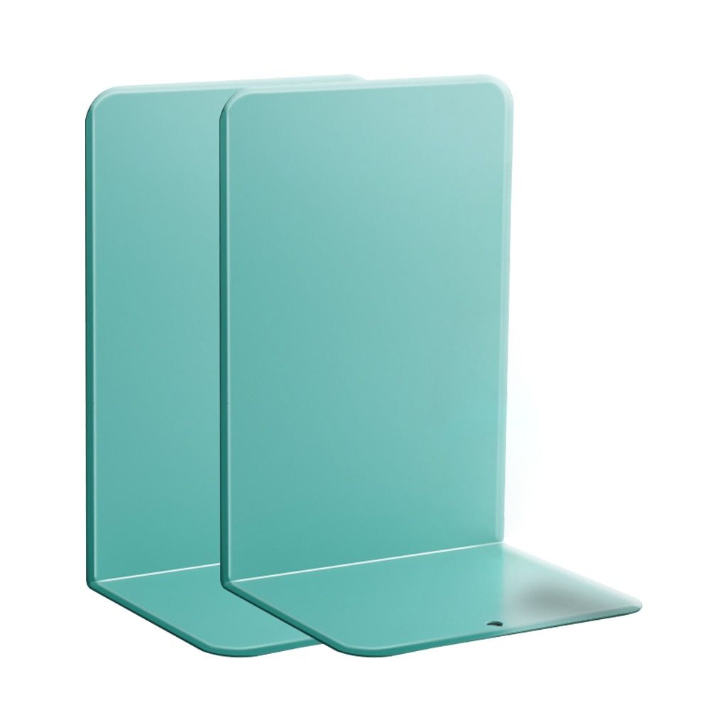 2Pcs Set Transparent Acrylic Bookends Non-Slip Desktop Book Stand Book Organizer  School Stationery