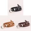 Leather Womens Belt With Pin Buckle For Casual Office Style