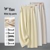 Women's High-Waisted Linen Wide-Leg Pants - Loose, Lightweight, Summer 2025 Collection