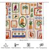 Decorative bathroom curtain with exotic animal print – perfect addition for your home décor!