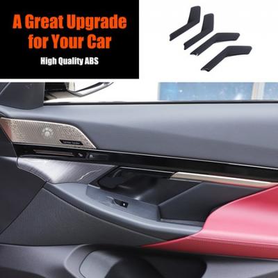 Glossy Black Interior Door Handle Grab Trim Cover For BMW 5 Series G60 2024+