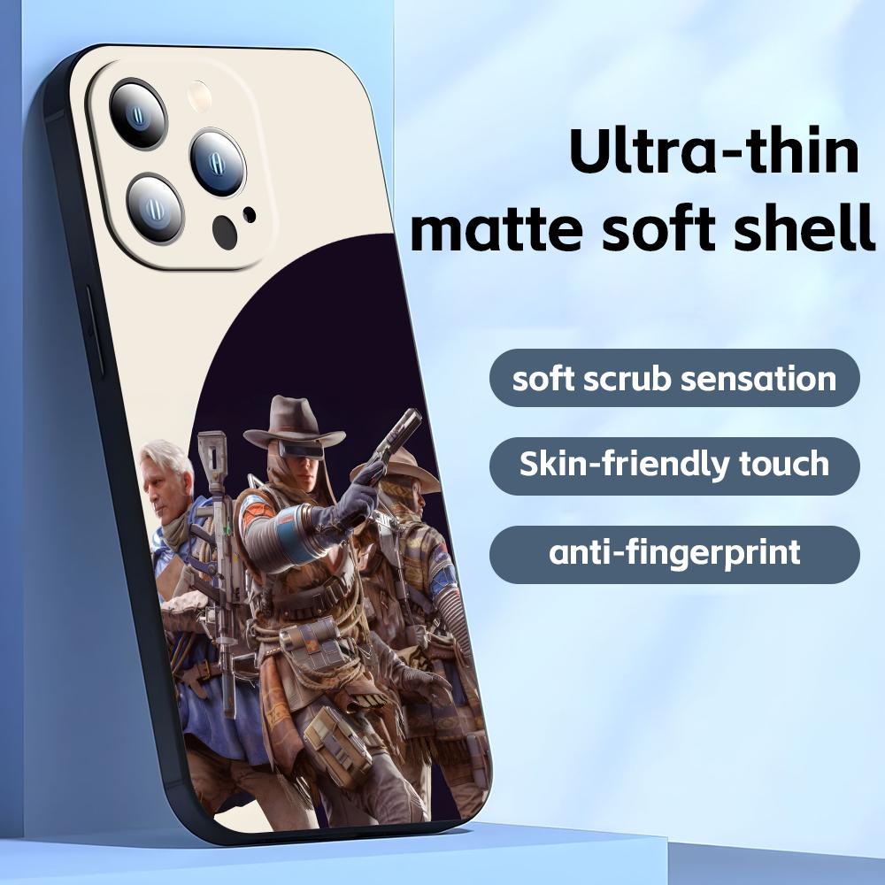 GORĄCA GRA ARC Raiders   Etui na telefon do iPhone17 16 16e 15 14 13 12 11 Plus Mini Pro Max Miękkie czarne Odporne na wstrząsy Pokrowiec