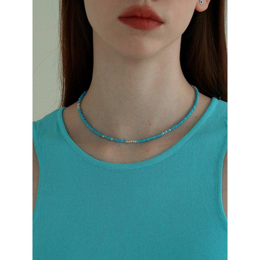 Blue Beads Necklace