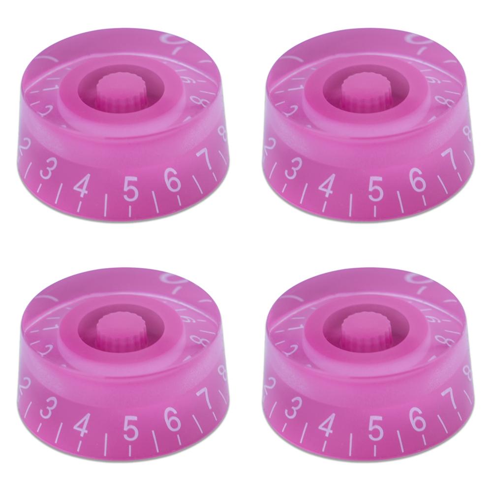 4pcs Guitar Volume Knobs Top Hat Knobs Speed Volume Tone Pedal Control Knobs for Electric Guitar Bass 29 Colors