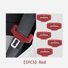5PCS Car Seatbelt Buckle Cover Soft Silicone Anti-scratch Protector Safety Belt Buckle Guard Universal Car Clip Protection Cover