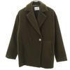 AMERI UNDRESSED 3WAY Blanket Wool coat F khaki Women Used