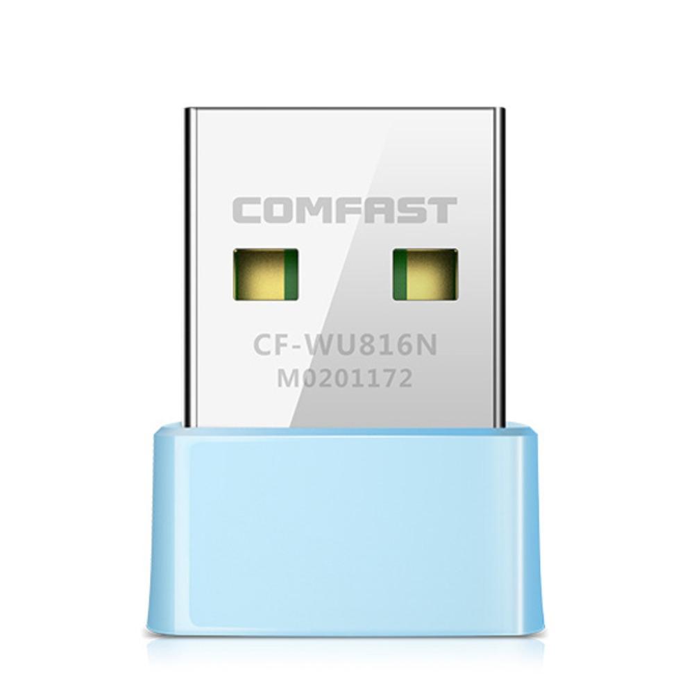

150Mbps USB Network Card 2.4G Wireless WiFi Receiver Mini USB WiFi Adapter Home Office синій