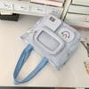 Student Large Capacity Crossbody Bag Color Block Girl Shoulder Bag Book Bag Handbag