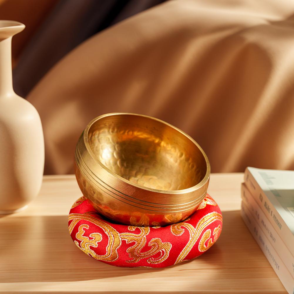 Tibetan Singing Bowl Set Yoga Meditation Bowl Yoga Meditation Chanting Bowl for Yoga Chakra Healing Mindfulness Stress Relief