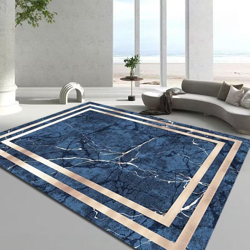 

Роскошные ковры в европейском стиле для большой площади, с узором «домашняя рамка», ковры для гостиной, спальни, лаунжа, кофейных столиков, мягкий напольный коврик 60*90cm