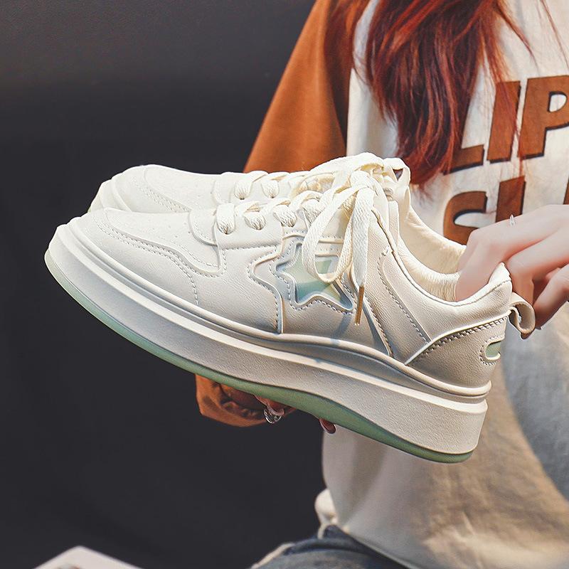 

Черно-белые туфли Bread Board, весенние новые туфли на платформе, высококачественные женские туфли, подходящие по цвету 40