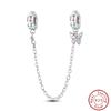 Vendi Charms a Catena con Animali, Piante, Viaggio, Design di Moda, Perline in Argento 925, 3mm, Fai da Te, Creazione di Gioielli Fini