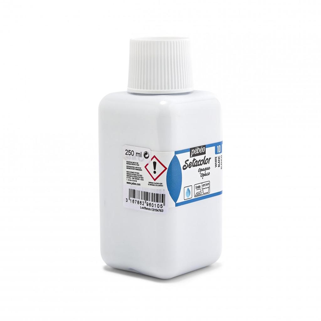 Pebeo Fabric Paint Can Paint On Dark Fabrics Seta Color Opaque Color 250ml Titanium White 10