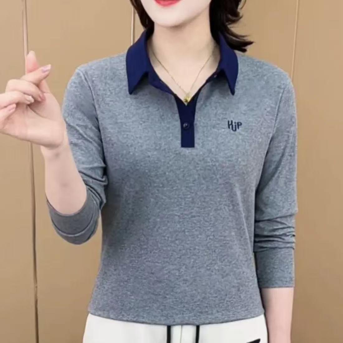 

2025 Spring Women s Stylish Slim Fit Long-Sleeve Sweater Top 3XL синій