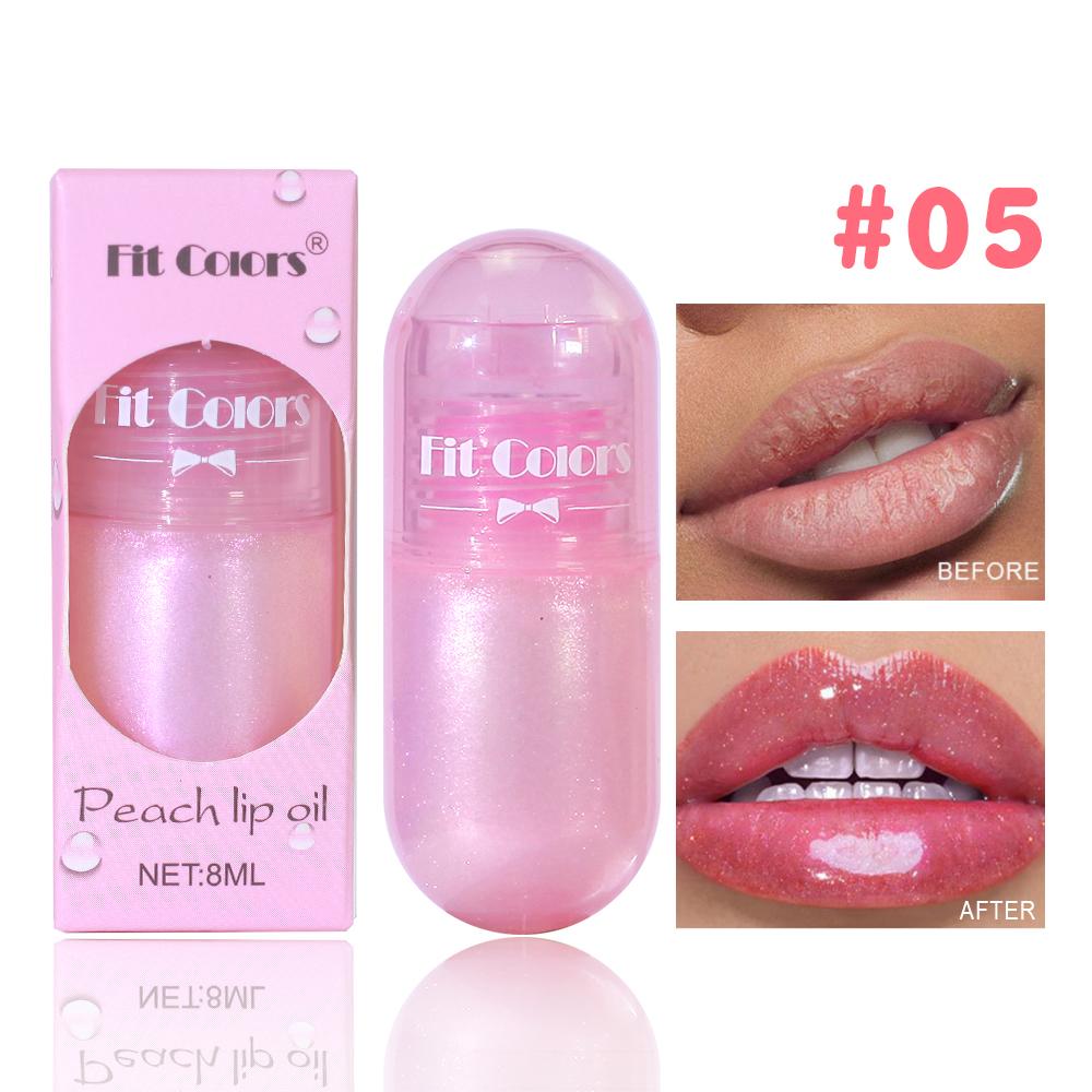 Hydratační lesk na rty Zvětšující měnící barvu Kapsle na rty Hydratační Dlouhotrvající Přírodní šťavnaté rty Make-up