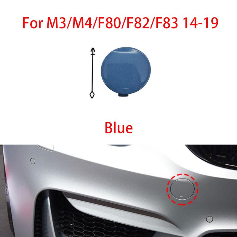 FRONT TOW COVER Fit 14-20 BMW M Series M3 F80 Sedan M4 F82 Coupe F83 Convertible Bumper Hook Eye Cap