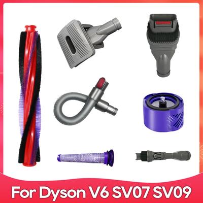 Kompatibel für Dyson V6 SV07 SV09 Staubsauger Ersatzteile Hepa Frontluftfilter Hauptbürste Tierhaarbürstenkopf Schlauch
