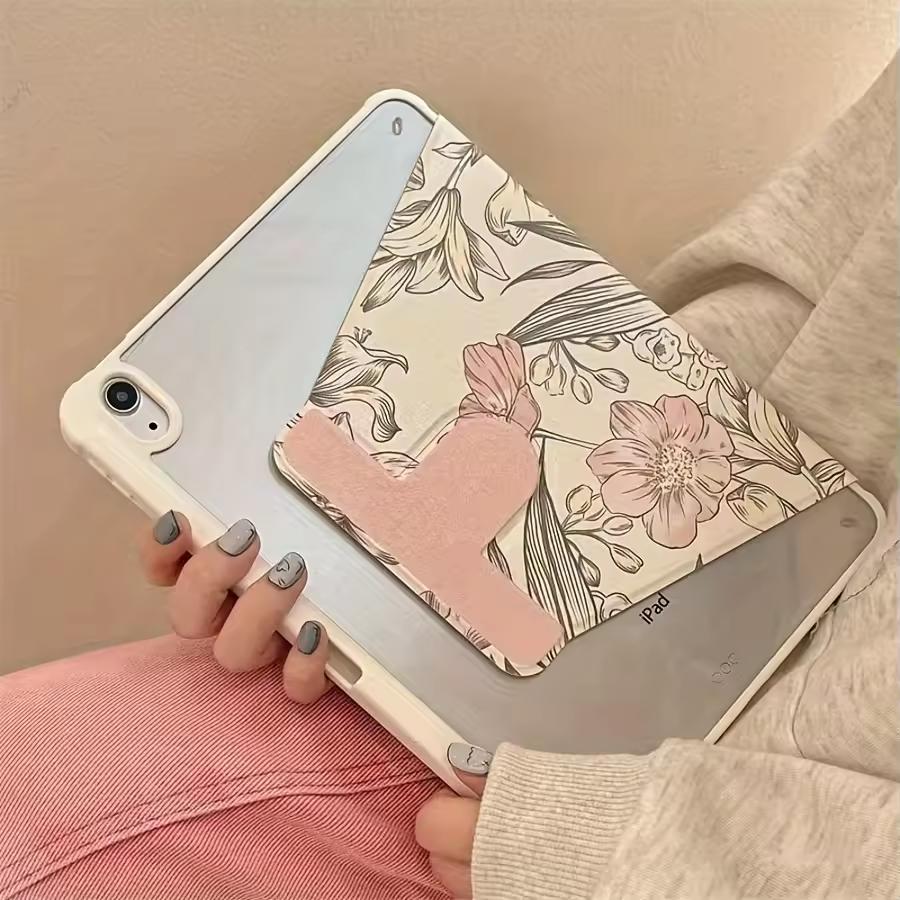 Fashion Art Colorful and Cute Retro Flowers for IPad Pro Air 13 11 M5 M4 M3 M2 2 1 11th A16 12.9'' 10 9 8 Th Mini 7 6 5 4 Case