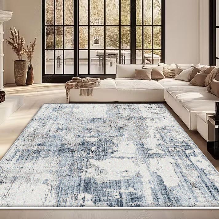 Modern Abstract Art Carpets Living Room Decoration Light Luxury Carpet Home Sofa Floor Mat Washable Bedroom Cloakroom Soft Rugs