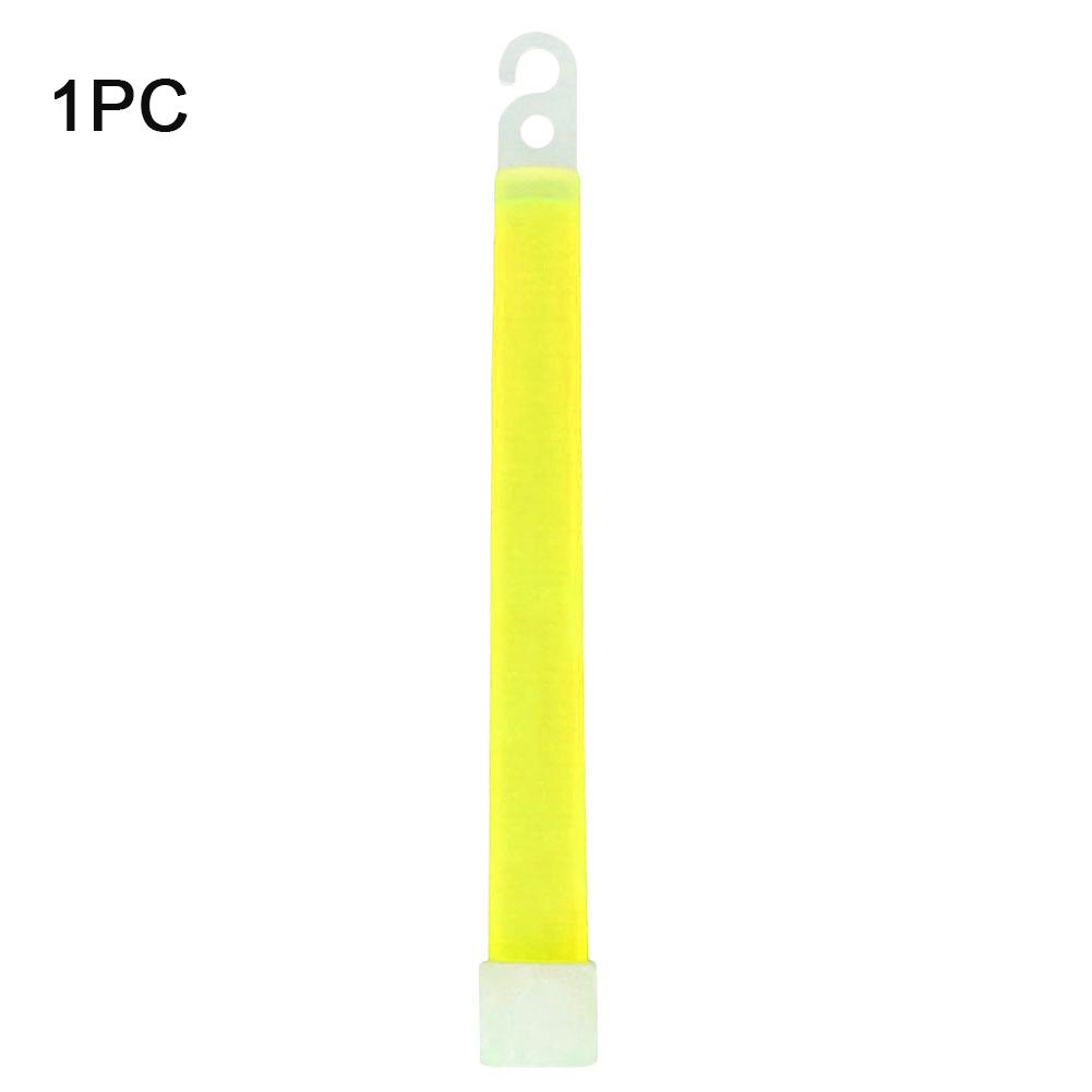 

1-50pcs Glow Sticks with Hook 6 inch Fluorescence Light for Hiking Camping Outdoor Emergency Concert Party Light Sticks