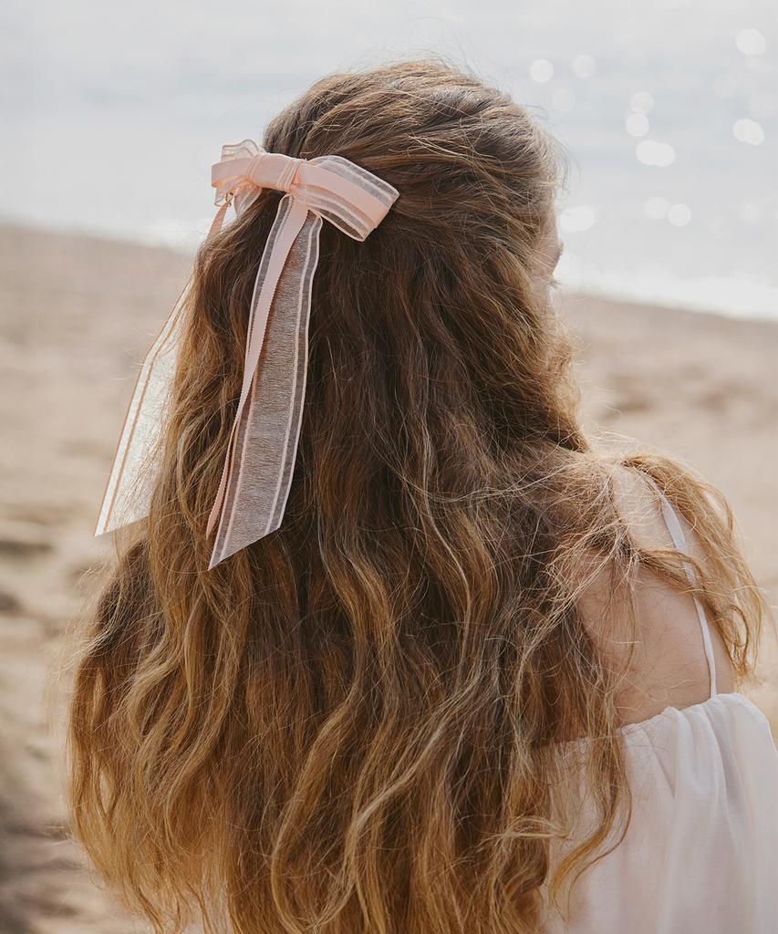 Ice Garden A.508 Sheer Bow Hair-Pin
