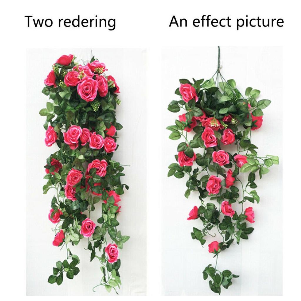 Premium Artificial Rose Flowers Vine for Home and Garden Enhancement