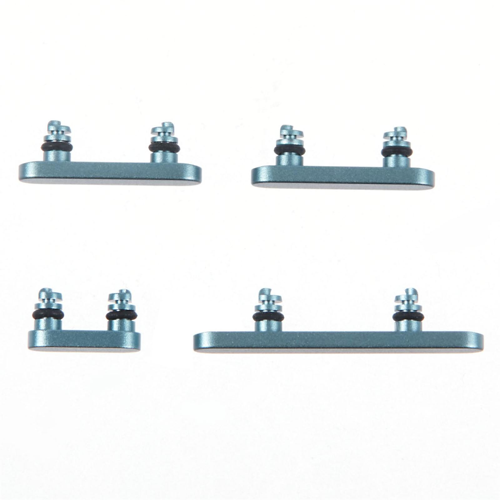 

Набір бічних кнопок для iPhone 16 (Кнопки Без звуку+Живлення+Гучність) (без логотипу) Green