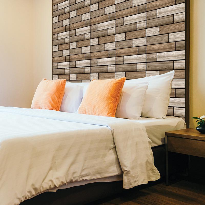 

3D Самоклеючі Водонепроникні ПВХ Наклейки на Стіни для Ремонту та Декорування