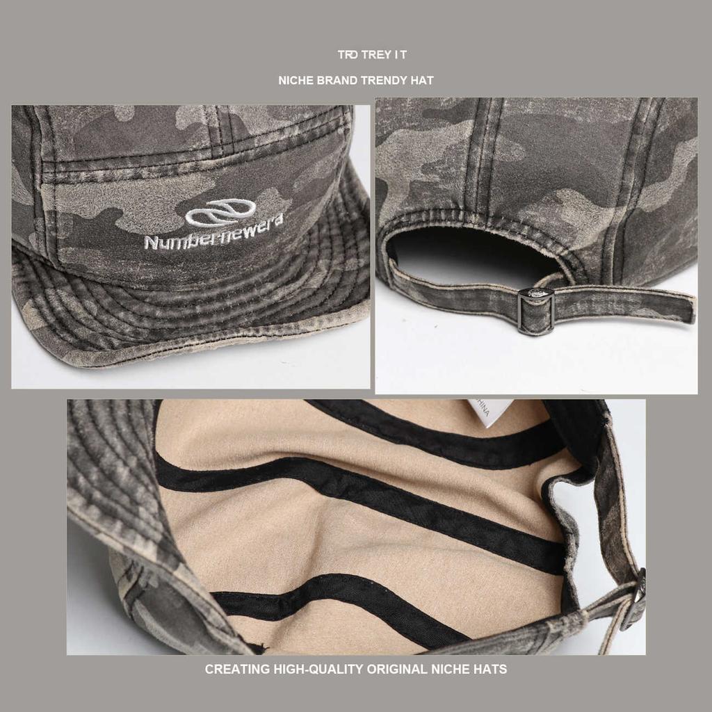 Verstellbare Vintage-Kappe für Damen und Herren für Outdoor-Wanderungen und Bergsteigen