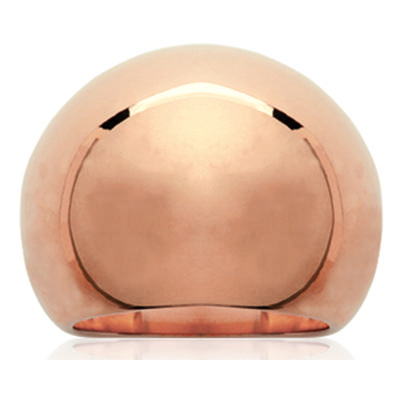 Stahlring 'Voluptuous' Roségold (Goldrosa) - 20 mm
