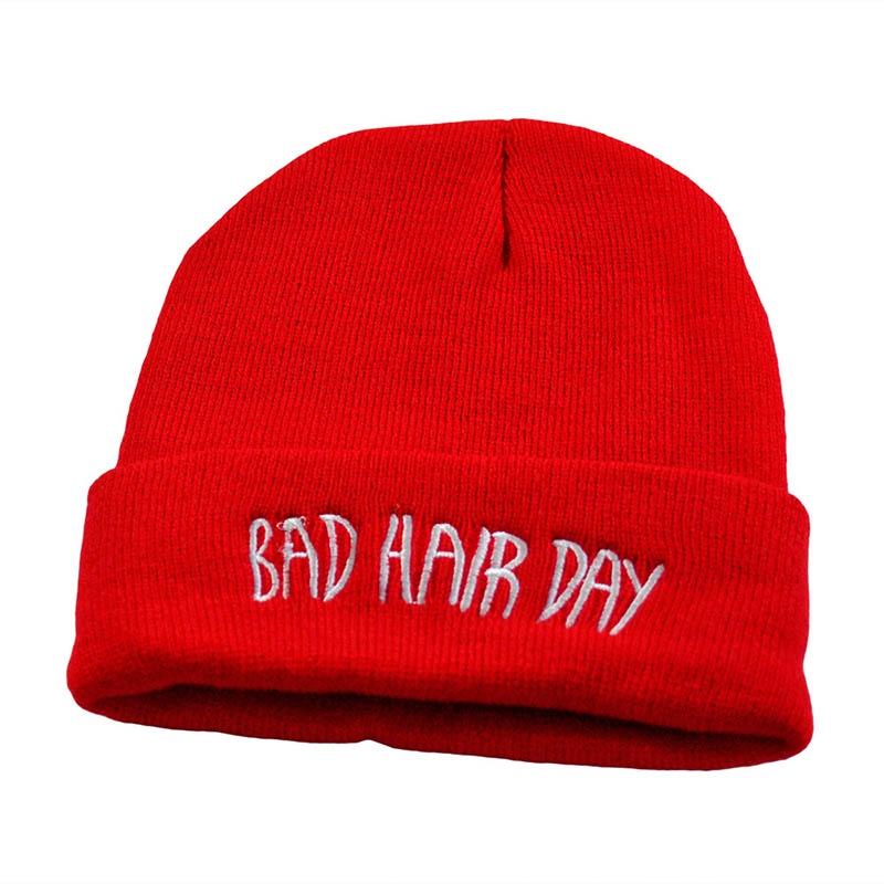 Warm Fashion Winter Bad Hair Day Cap Hiphop Knit Beanie Hats Womens Mens Hat