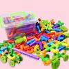 DIY Water Pipe Building Blocks Assembly Design Plastic Construction Educational Toys Splicing Pipes Montessori Building Blocks