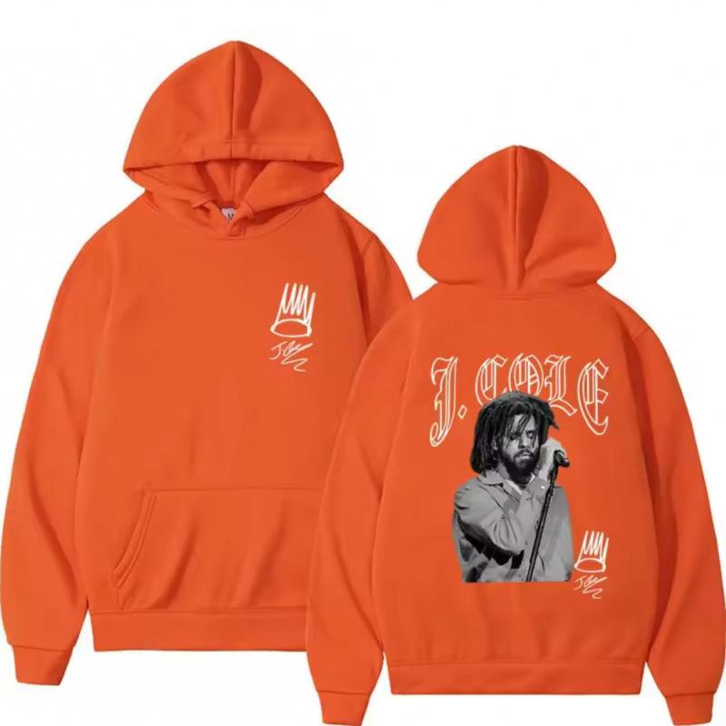 Rapper J Cole Hip Hop Print Hoodie Mode Herren